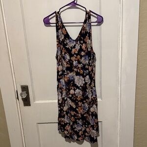 Floral V-Neck Mini Dress